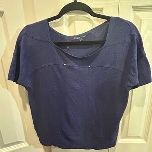 Eileen Fisher 100% Linen short sleeve shirt